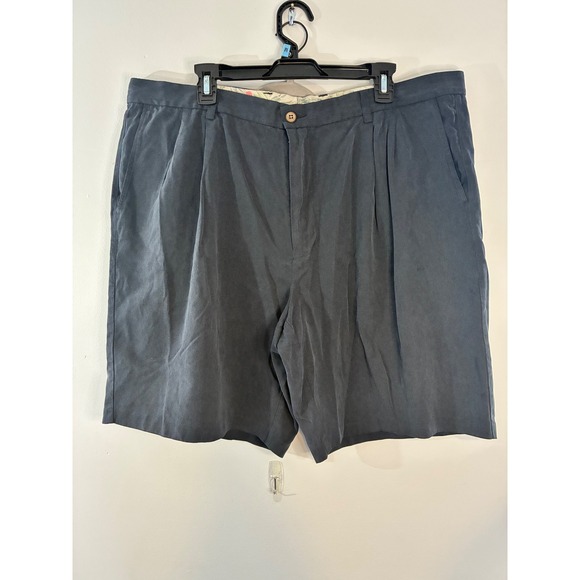 Tommy Bahama Silk Blend‎ Shorts Pleated Front Relaxed Fit Mens Casual Size 42 - Picture 1 of 5